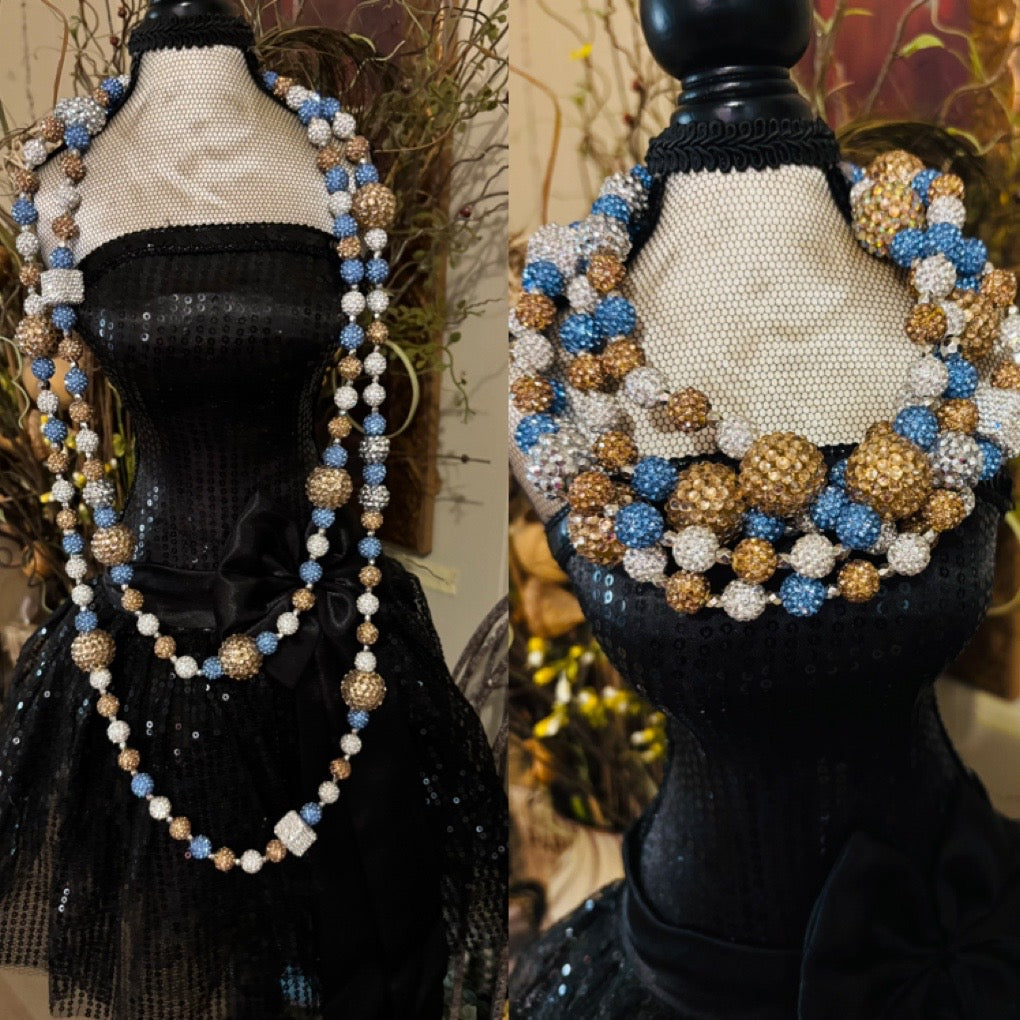 Heavenly Elegance Statement  Necklace