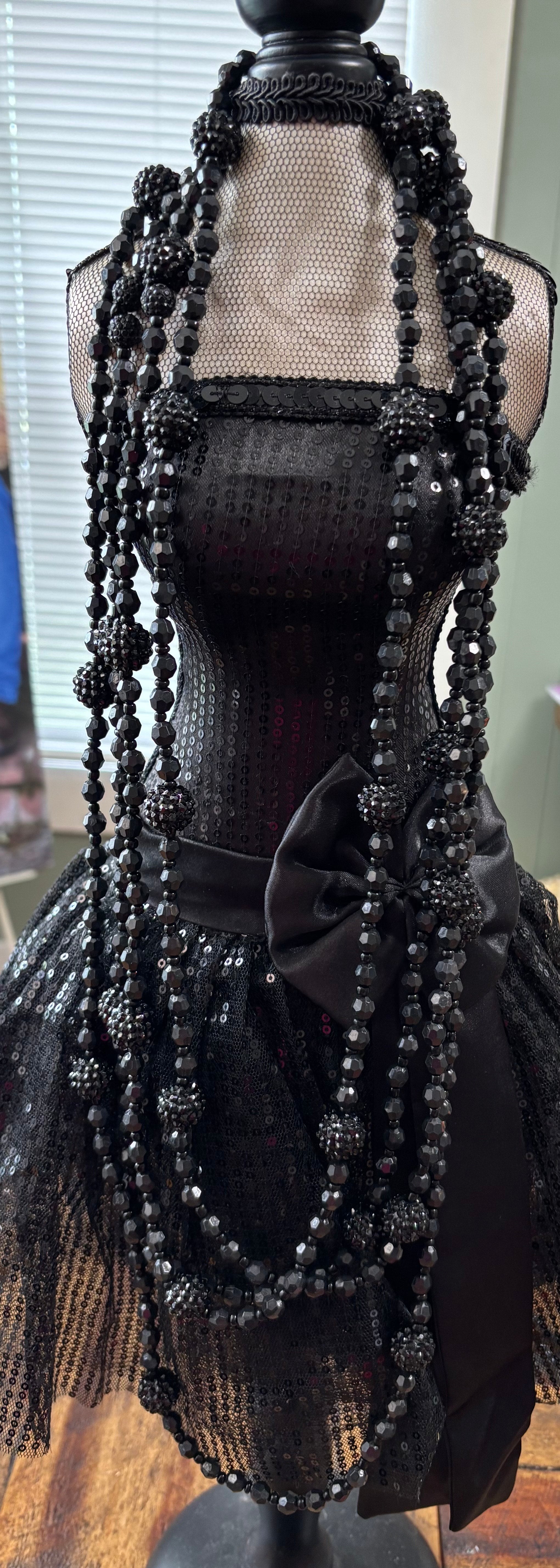 Midnight Elegance Layered Necklace Set