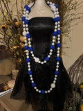 Royal Blue & Pearl