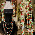 Orange & Green Mix Necklace Set
