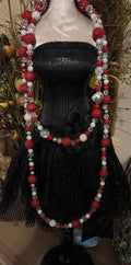 Ruby Radiance & Silver Necklace